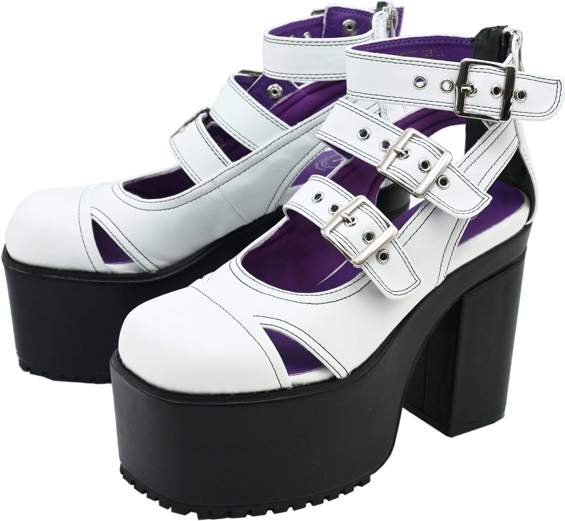 Женские туфли Yosuke Размер 4460077 БелыйЧерный Размеры 230 см-235 см 7980₽