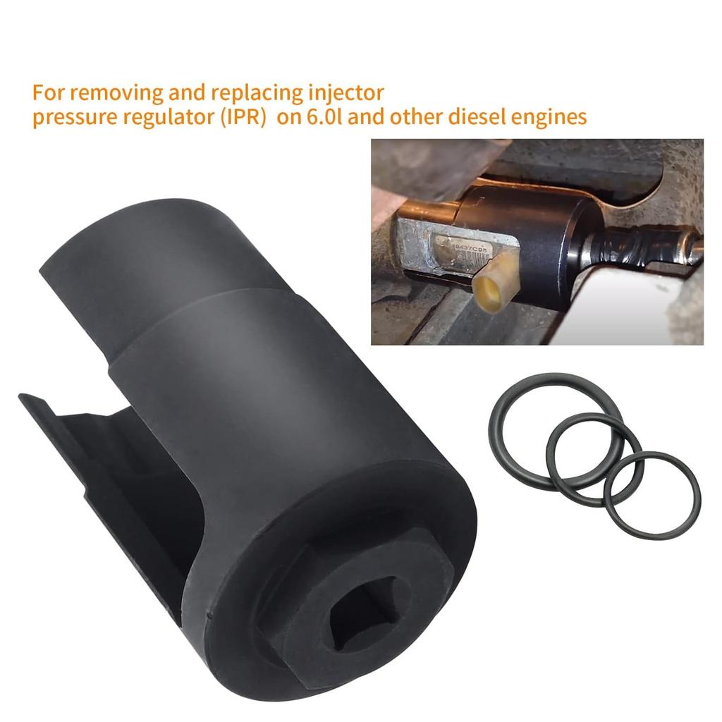 6.0 IPR Kleppen Dop voor 6.0L Motor Olie Rail Adapters Kit Hoge Druk Oliepomp IPR Kleppen met Afdichting