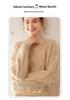 2025 Autumn/Winter Women's Soft Cashmere Round Neck Cable Knit Sweater - Korean Style