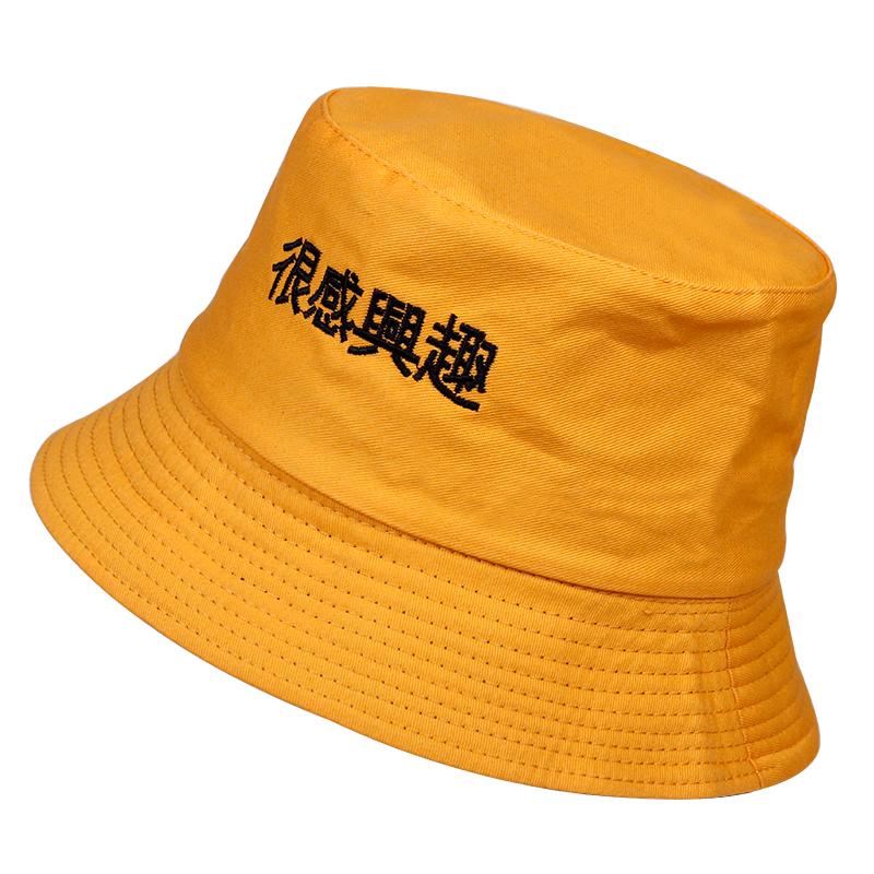 casual bucket hat cotton hip-hop hat 