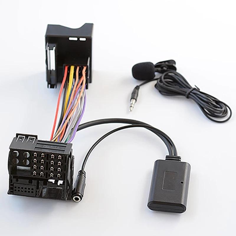 Headunit Install Full Harness Plug Cable Wireless Microphone Adapter for CD30 CDC40 CD70 DVD90 Seamless Sound Experience