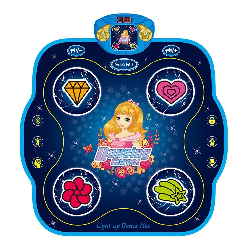 

Коврик для танцев для тренировки прыжков со светодиодной подсветкой, Фитнес-игровой коврик, Высококачественные проводные USB коврики для танцев для детей A