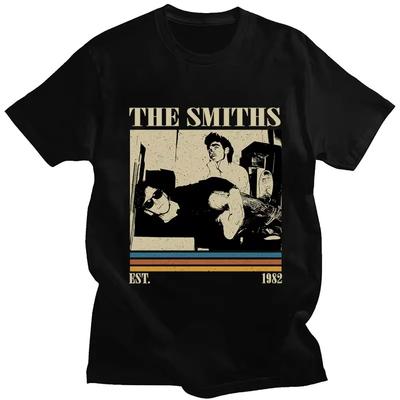 Vintage Style Band The Smiths T Shirt Meat Is Murder Punk Hip Hop T-shirts Men Women Cotton Oversized Summer Men T Shirt