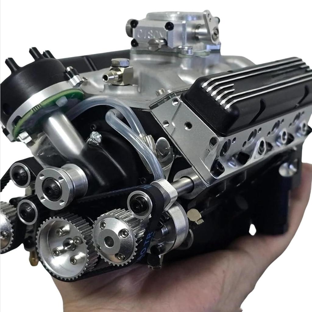 89%-Benzin V8 Small-Block Motor Modellbausätze V8 Motor Bausatz Benzin Bauen Sie Ihren eigenen Stem V8 Modellmotor Mini V8 Modellmotor