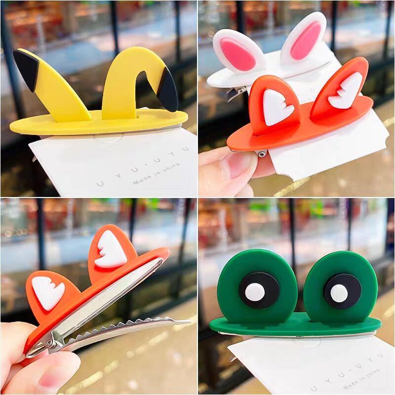 Barrette à cheveux mignonne à oreilles d'animal de dessin animé coréen pour filles tendance