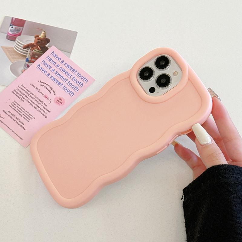 

Рідкий силіконовий чохол Wave Side для Xiaomi Redmi Note 8 9 10 11 12 13 Pro Plus 5G 4G 9S 10S 11S 12S Cream Soft Cover Fundas Redmi Note11S 4G&Silicone Case рожевий