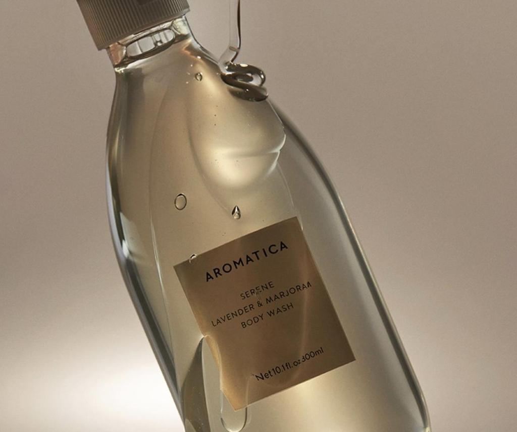 AROMATICA Serene Body Wash Lavender Marjoram Hydrating Cleanser 300ml