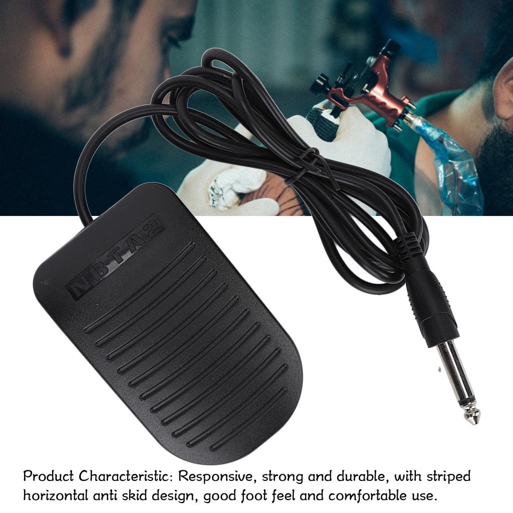 4.4ft Tattoo Foot Pedal Switch Wear Resistance Touch Sensitive Tattoo Accessories for Tattoo Parlor