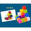 Magic Cube Puzzle Building Blocks Kindergarten Educational Color Recognition DIY Building Blocks Toys Gifts with Changing Colors