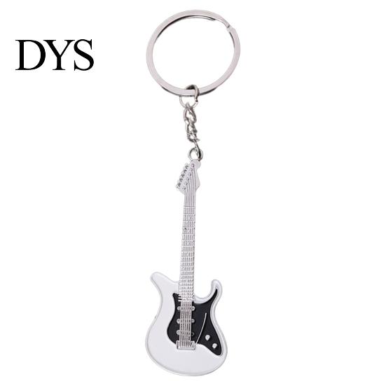 Key Holder Guitar Keychain Portable Multipurpose Multi-colors Gifts Heavy Duty Backpack Ornament Chain Metal Climbing Bag Bass Ring Pendant