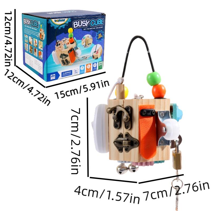 Трансграничные Горячие Продажи Детские Игрушки Оптом Монтессори Учебные Пособия Многофункциональный Развивающий Куб Развивающая Доска