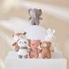 Ins Rabbit Elephant Unicorn Plush Toy Bell Cute Baby Soothing Doll Knitted High Quality Birthday Gift for Kids Newborn