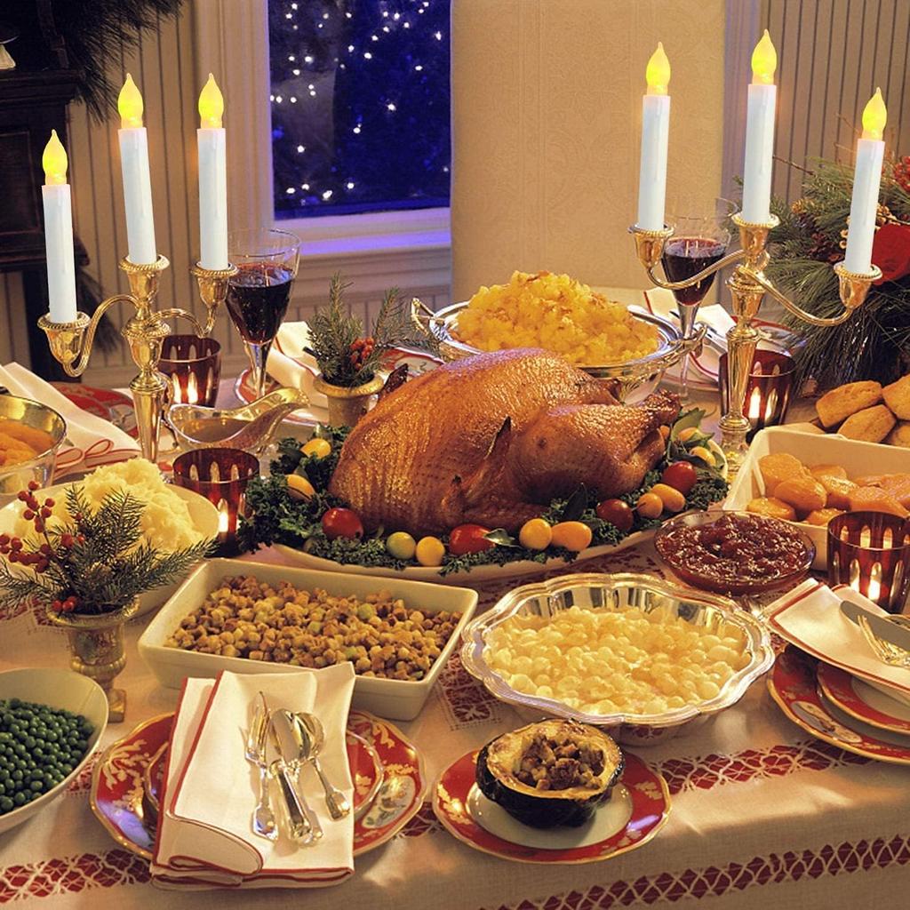 Flameless Candles 12 PCS Led Candles 6.9 Inch Battery Operated Candles Taper Candles for Party Classroom Church Birthday Decor