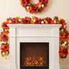 Artificial Maple Leaf Vine Autumn Thanksgiving Home Decor Greenery.