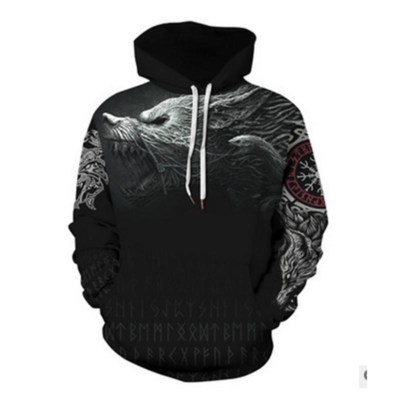 Men's Hoodies Daily Casual Vintage Retro Long Sleeve Hooded Vacation Sports