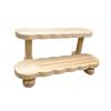 Premium Wood Figurine Display Shelf Stylish Wood Display Unit Presentation Organizers For Enhancing Home Aesthetics