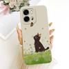 For Oppo A6S 4G 5G CPH2815 CPH2789 Oppo A6 Pro 5G India Phone Case Floral Moon Nigth Bow Pattern Funda Soft Matte Silicone Cover