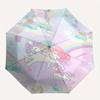 1pc Sanrio Colorful Little Twin Stars Pattern Beautiful Looking Automatic Folding Umbrella, 3 Folding, 8 Iron Frame Design, Durable and Suitable for T