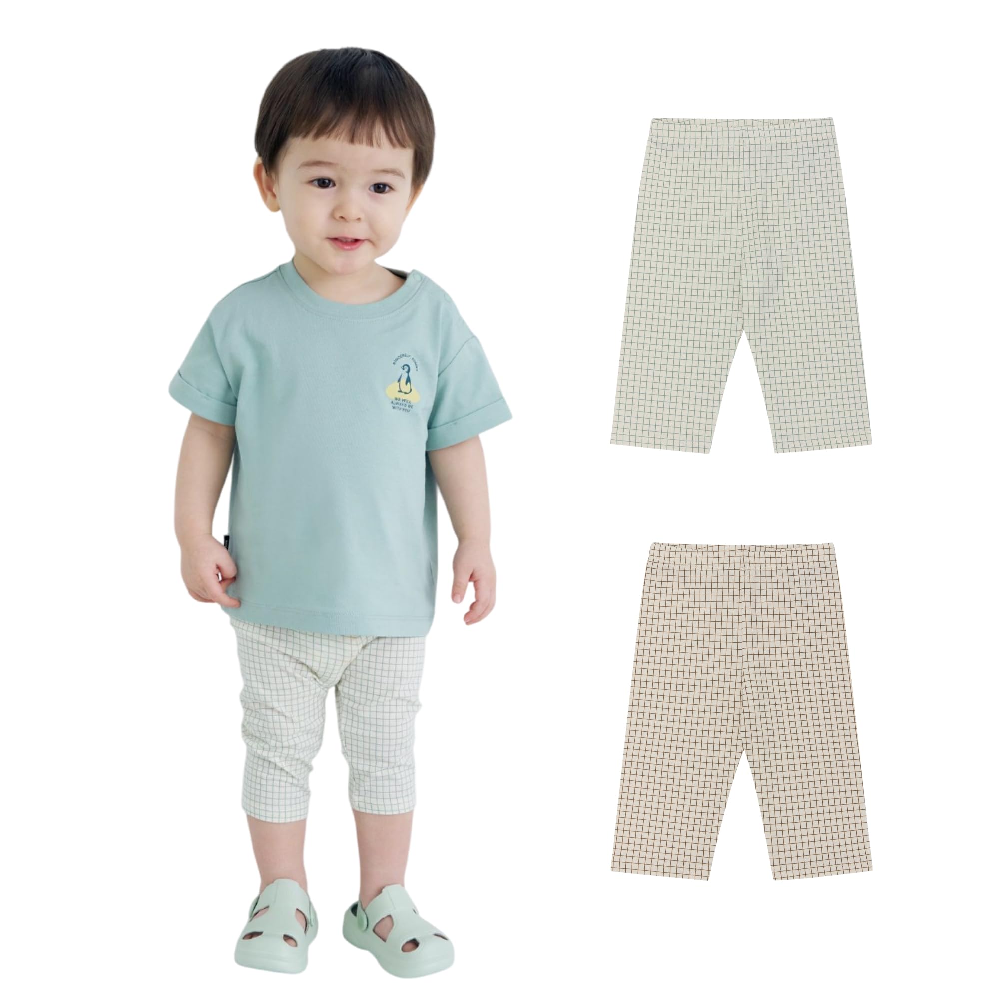 

Ультралегкий укороченный летний комплект B Коричневый [Konny] Леггинсы, Длина 8/10, Спортивные леггинсы, Леггинсы, Леггинсы, (Мятная клетка, Клетка) 3-4y