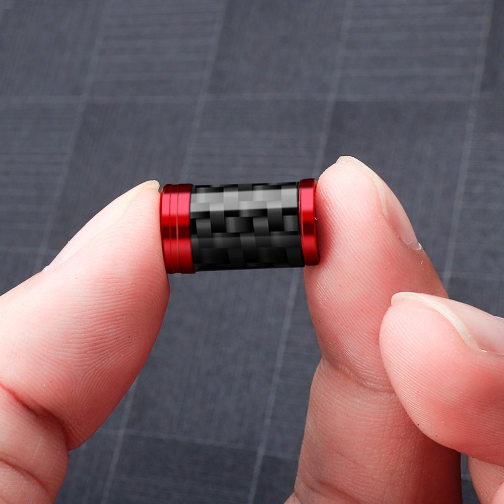 ABP3 4pcs Car Style Wheel Tire Carbon Fiber Metal Valve Cover Tire Dust Cover For Nissan Nismo X-Trail Qashqai Micra Patrol Maxima