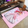 Princess Ariel'S Pink Fantasy Carpet For Playroom Bedroom Living Room Sofa Home Decorkids Game Area Rug Nonslip Floor Mat