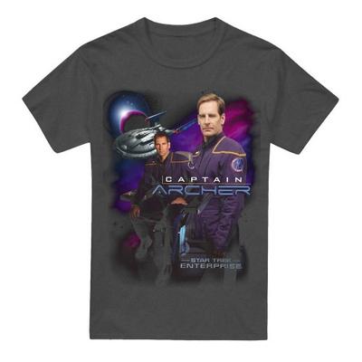 STAR TREK Unisex Adult Captain Archer T-Shirt