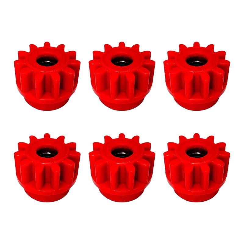 6PCS Easy Installation Gear Component for Mops for Quick Setups Enhances Cleaning Efficiency and Robust Wear Resistance