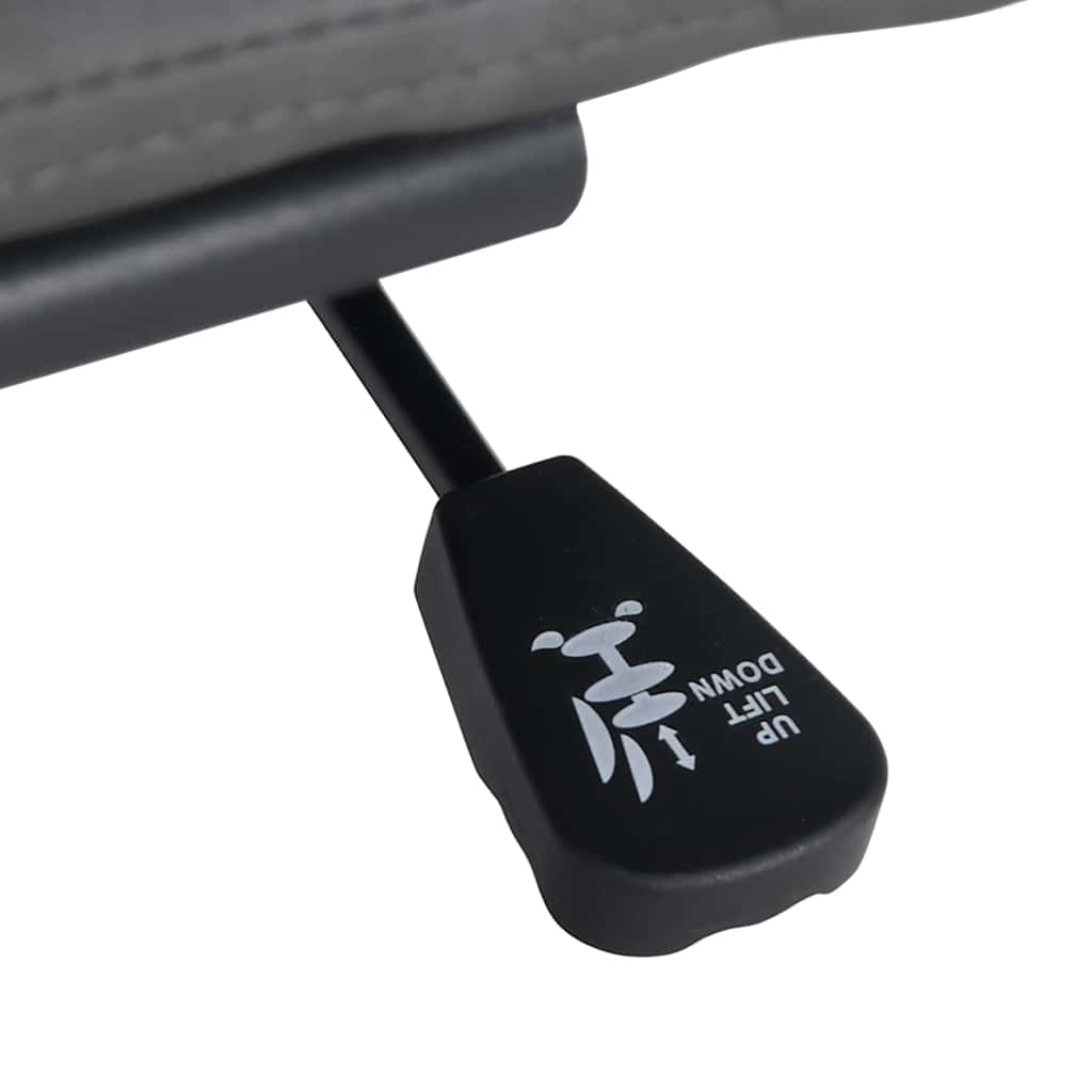 Office Chair Swivel Dark Grey Fabric