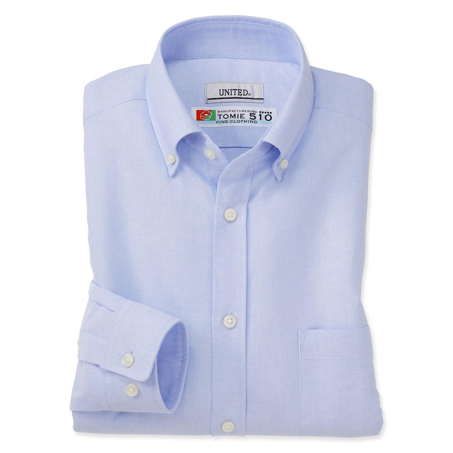 

UNITED Мужская рубашка Оксфорд на пуговицах, Сделано в Японии компанией Tomie Kobo (Япония, Алфавит, М, Саксофон)