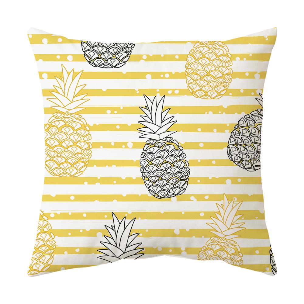 New Pineapple Cactus Yellow Pillow Geometric Pillow Cover Pillow Car Cushion Sofa Pillow Cover