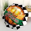 1pc Beer Barrel Themed Design Umbrella 8 Rib Frame,Automatic Opening 3 Fold Umbrella, Lightweight and Durable Couple Umbrella-p0803006