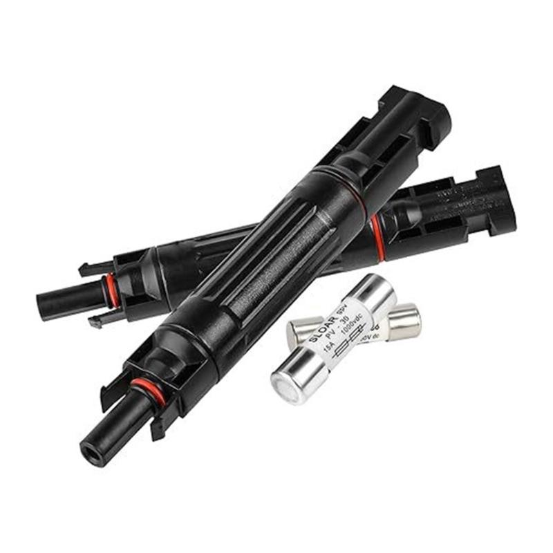 High Defense Solar Fuses Connectors IP67 Rate Fuses Adapters for Reliable Outdoor Use In Harsh Weather Conditions