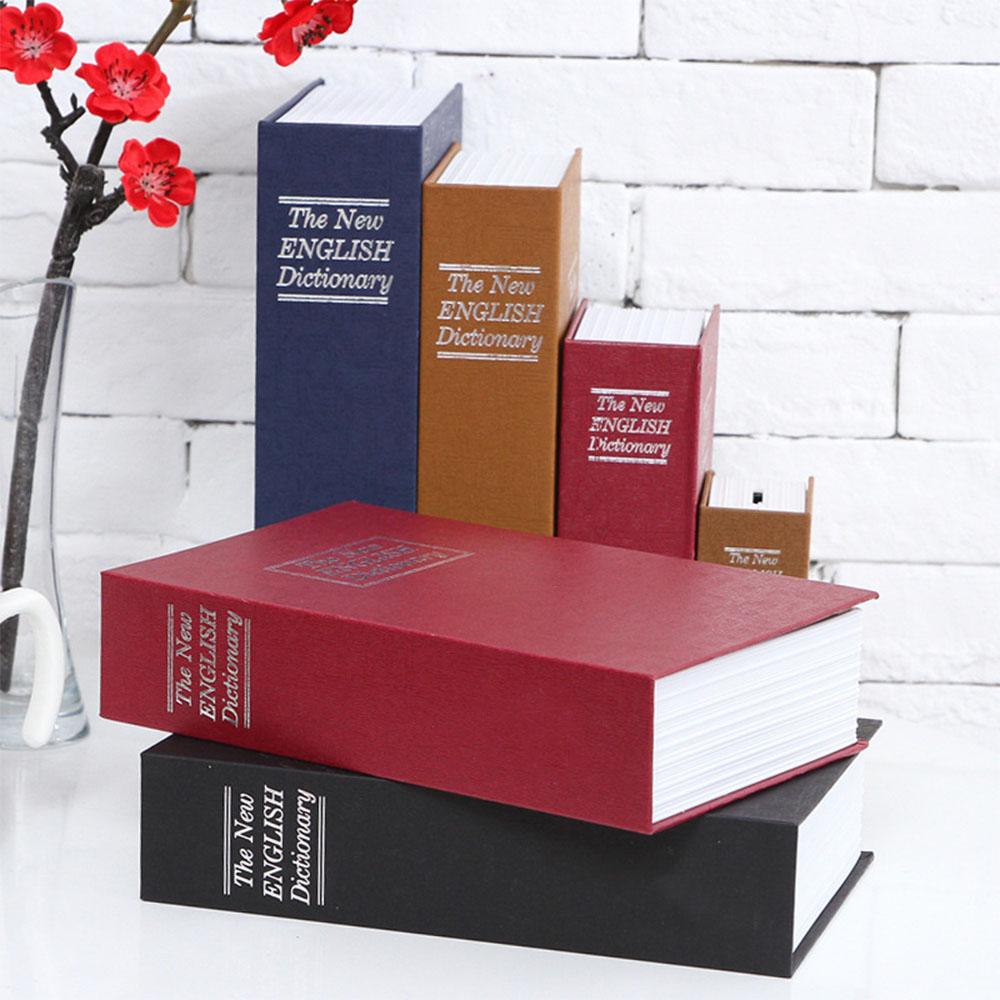 Book-Shaped Security Safe Box - Secret Storage for Money & Jewelry