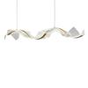 Wave Ribbon Minimalist Chandelier - Luxury Designer Light for Modern Hotel Bars and Restaurants