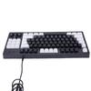 RGB Backlit Gaming Keyboard 87 Keys Compact Keyboard USB Wired Keyboard for PC Laptop Gamers Typist