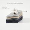 Men's Seamless Odor-Proof Socks - Antibacterial, Sweat-Absorbing, Mid-Calf, Solid Color, Xinjiang Combed Cotton
