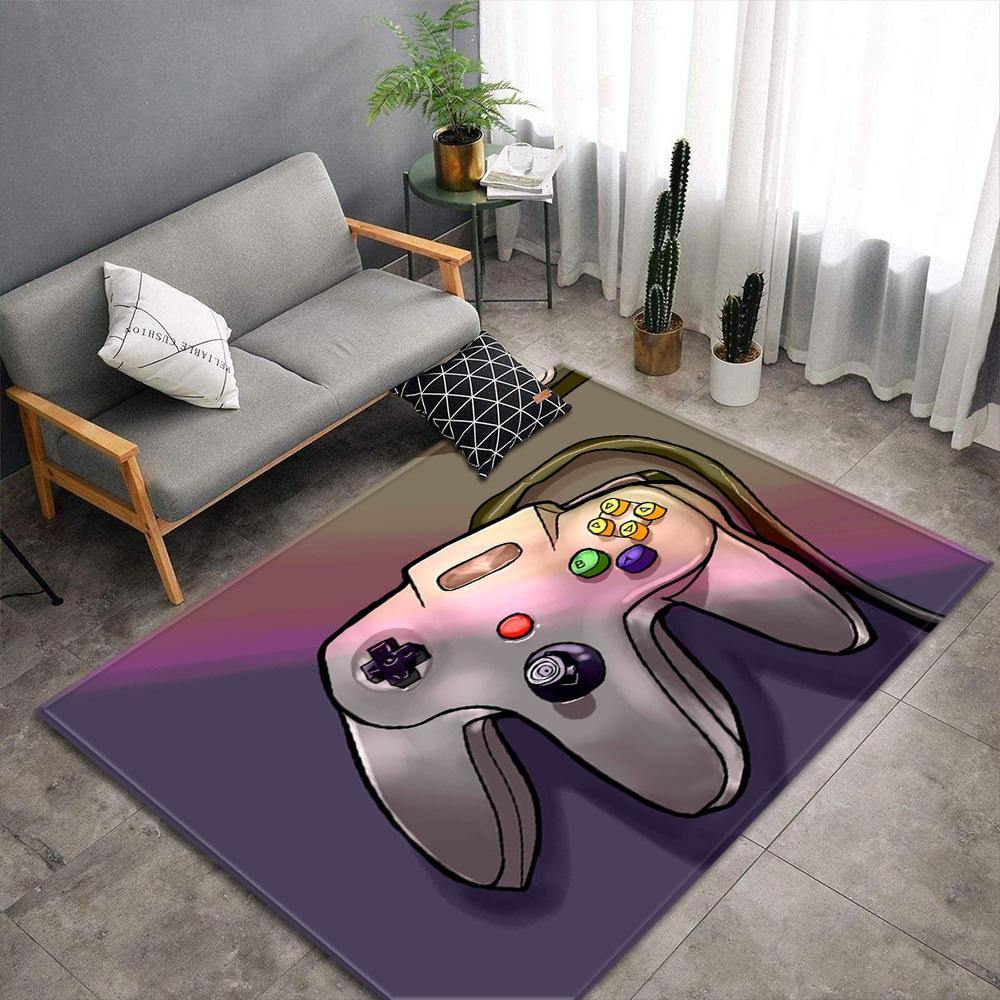 Game Console 3D Carpet for Living Room Game Gamepad Bedroom Carpets for Boys Room Vided Game Children Play Rug Kitchen Room Mat