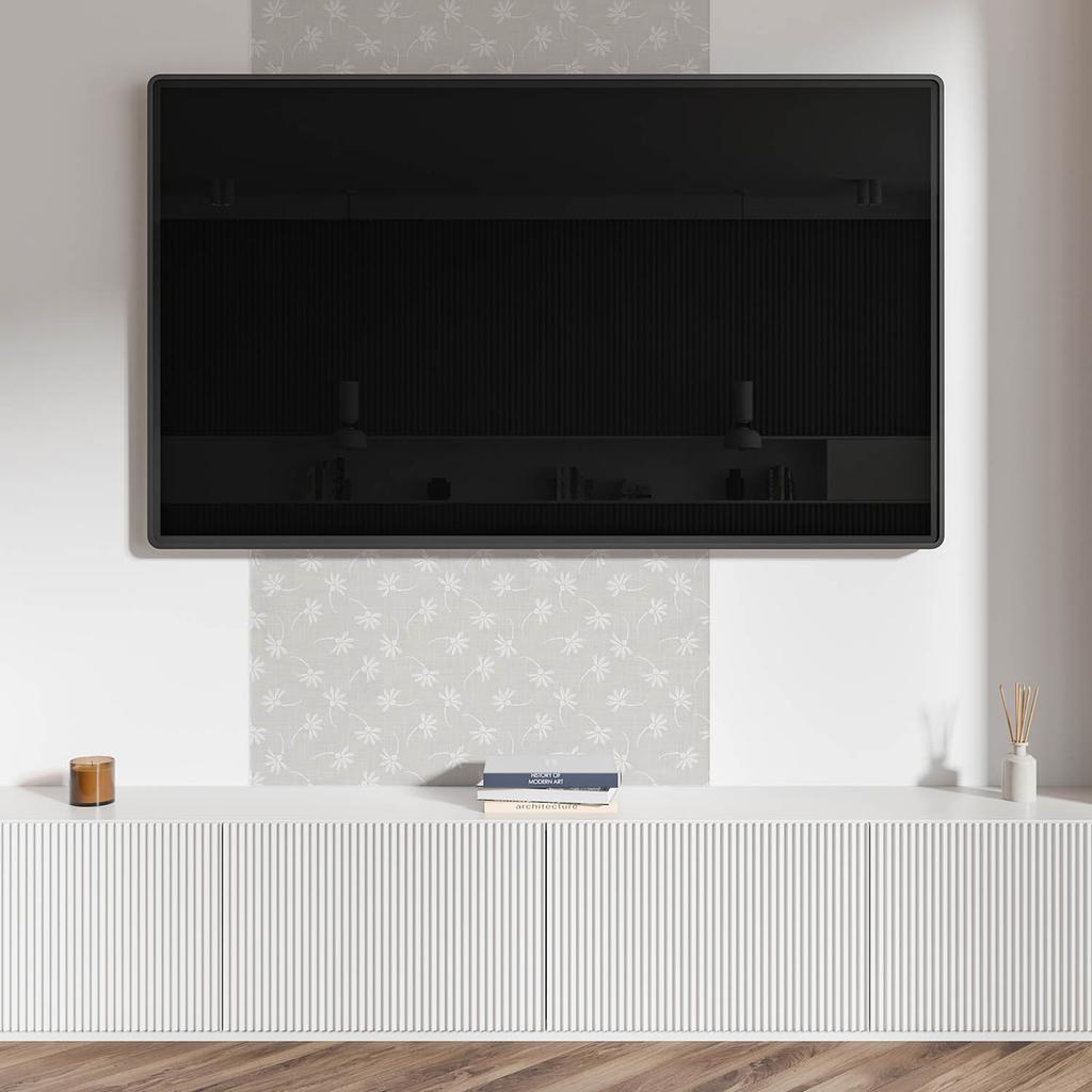 Paczka Kafelków Winylowych Prosty Montaż Kwiatowy Wzór Na Tle 10X40X20 Cm
