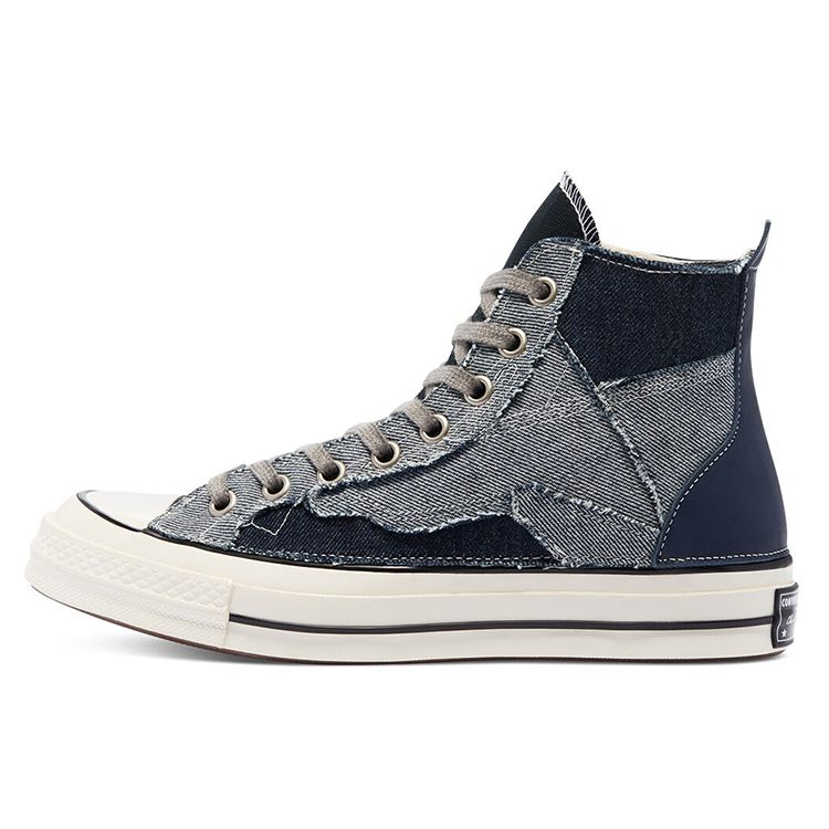 

Мужские кроссовки Converse Chuck 70 High Denim Patchwork Синие Темно-Темно-синие 169142C