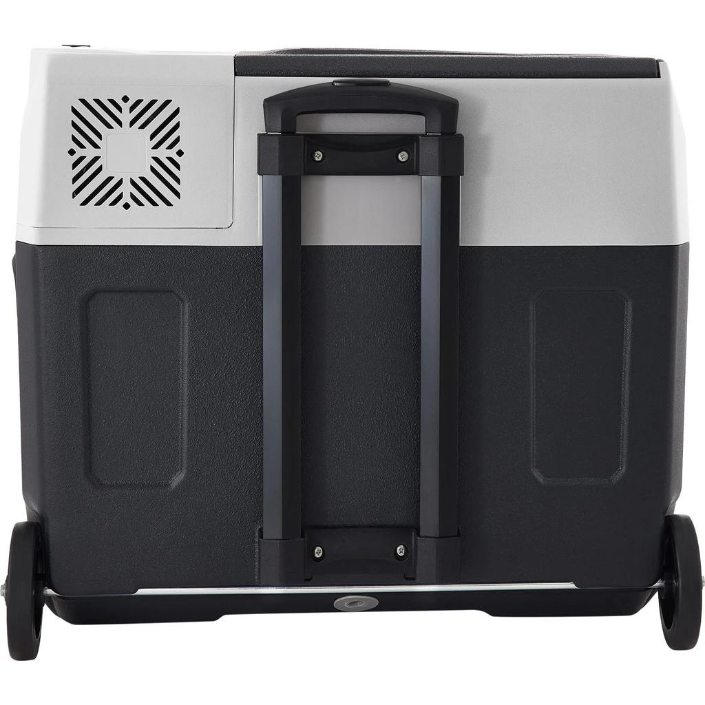 VEVOR Car Refrigerator, 12 Volt Car Refrigerator Fridge, 50 L Single Zone Portable Freezer with Wheels and Handle, -4 degrees F-68 degrees F
