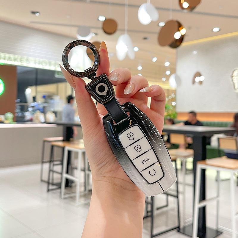 High-Grade Metal Key Case for 2020-2024 Great Wall Po Off-road Vehicles