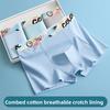 4pcs Men's Spring and Summer Fashion New Cartoon Breathable Teen Boxer Briefs