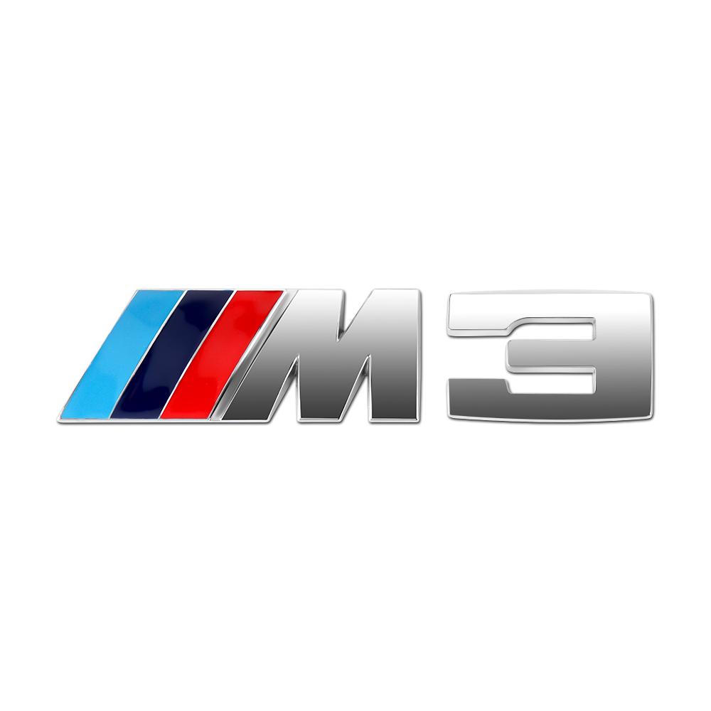 3D ABS Chrom M3 M5 Logo Auto Heckklappenemblem Plakette Für BMW M Sport Performance M1 M2 M3 M4 M4 M5 M6 M7 Aufkleber Zubehör