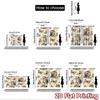 2D flat printing 2pcs Curtain Window Treatment Curtains Kitten and Butterflies Digital Printed Polyester Drapes Festive Curtains
