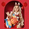 Kit de Lanterna de Ano Novo Chinês com Peixe Koi de Desenho Animado, Dragão Dançante com Luz, Acessórios DIY para Lanterna de Ano Novo, Celebração