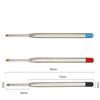 1.0mm Replaceable Metal Ballpoint Pen Refills For Parker Pens Medium Point Blue Red Black Ink Rods For Writing Office Stationery