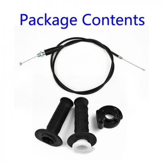 

Replacement Throttle cable Parts Assembly Black Motorcycle Useful Practical