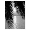 Canvas Painting Desert Waterbuck Art Poster Black White Tree Leafs Forest Nature Wall Art Posters And Prints Wall Pictures