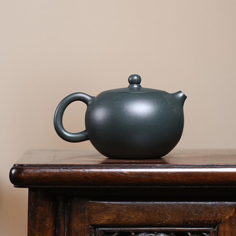 Chinese Yixing Purple Clay Teapot Handmade Xishi Tea Pot Beauty Tea Infuser Kettle Household Tradition Zisha Teaware 150ml