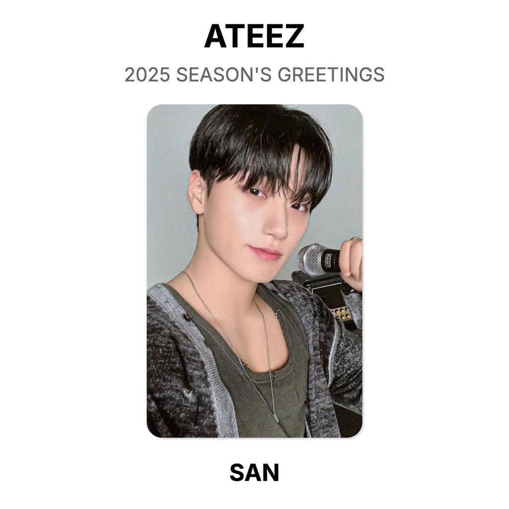 ATEEZ SALUTI DI STAGIONE 2025 Fotocarta Ufficiale